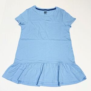 Spotted Zebra Girls' Short-Sleeve Tunic Top Girl X-Large Light Blue